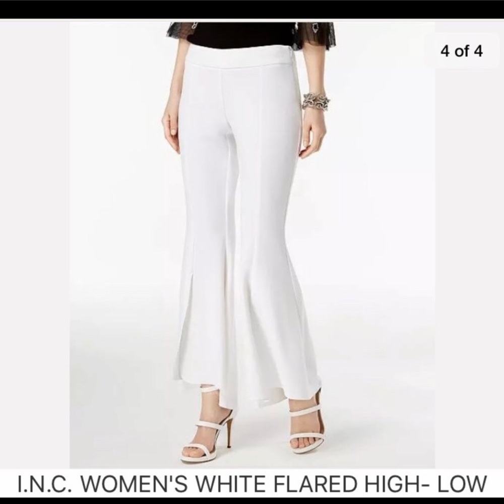 INC Tulip-Hem Flare Pants, Created for Macy’s Size 6